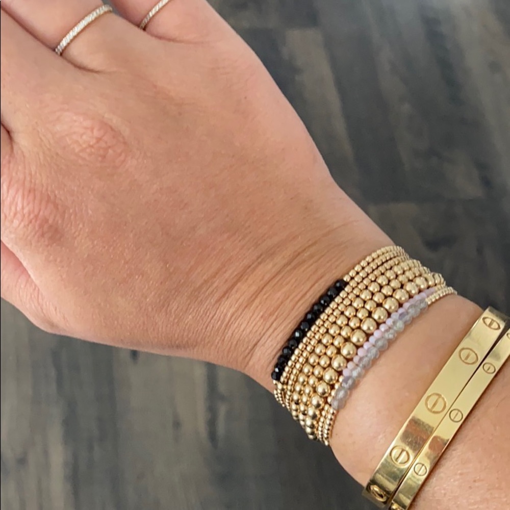 KAREN LAZAR Gold Filled Bracelets Size 5.5”